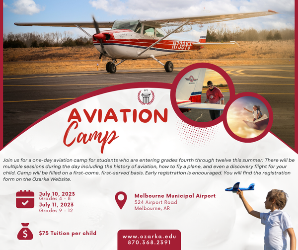 Aviation Camp to be hosted this summer