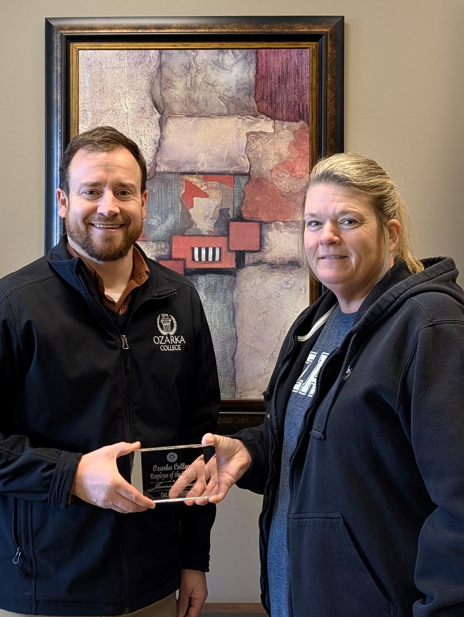 Qualls Selected as Ozarka Employee of the Quarter
